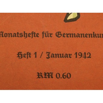 Månadstidning tryckt av Ahnenerbe - Germanien. Espenlaub militaria